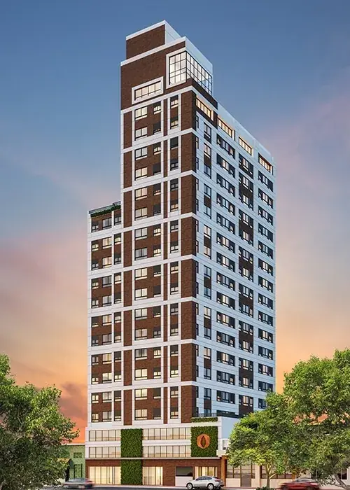 Boulevard Arouche Comercial: Fachada do edifício · perspectiva ilustrada