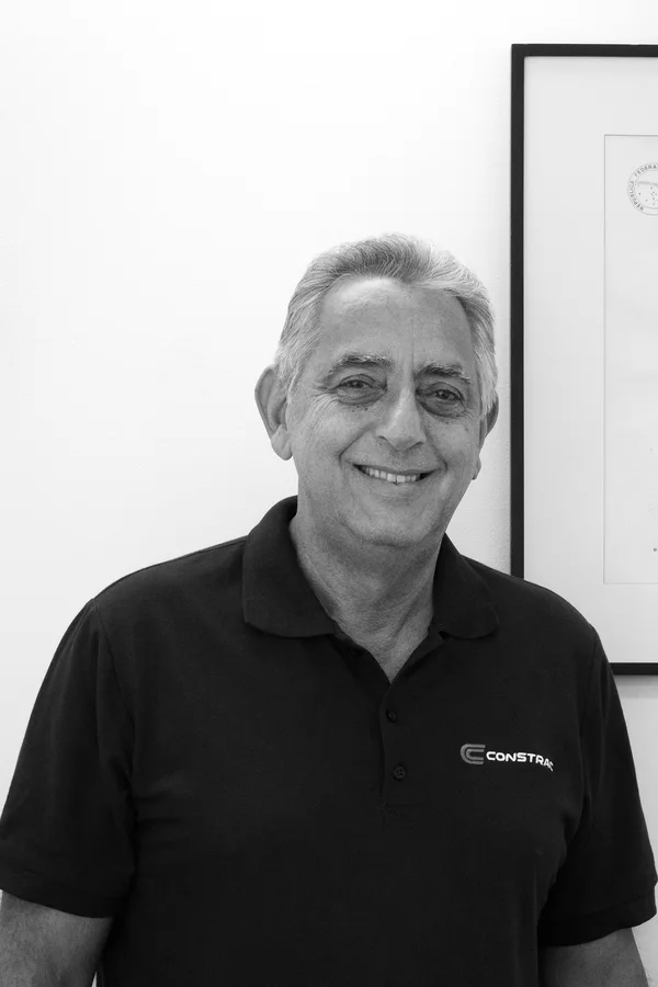 Retrato de Valter Antonio Chammas, fundador da Constrac.